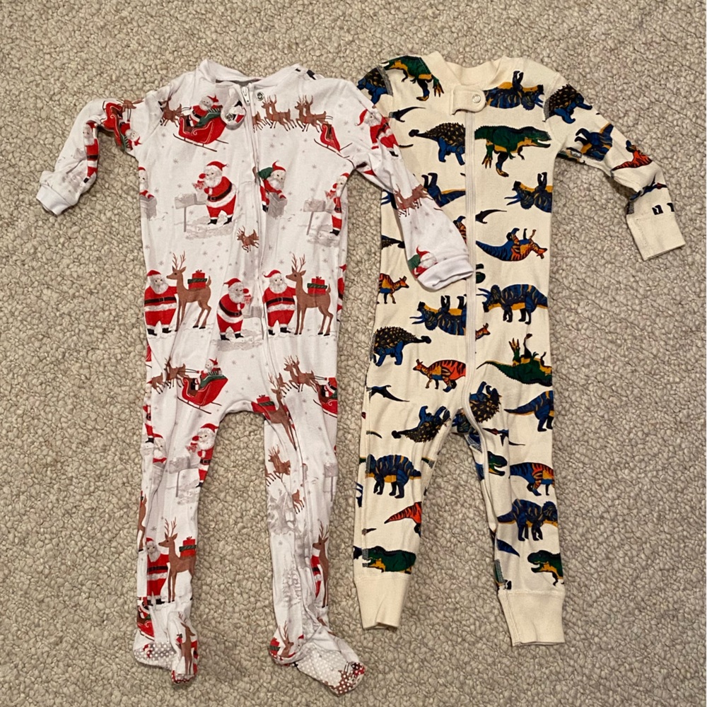 Boys 18-24 Month Pottery Barn and Hanna Andersson Pajamas